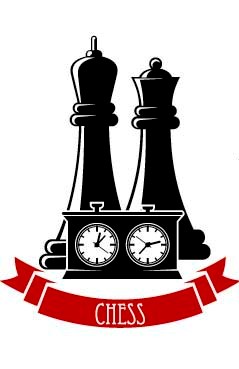 Chess-labels-red-with-black-style-vector-05