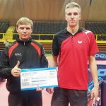 Medardas Stankevicius su treneriu Viktoru Stankeviciumi